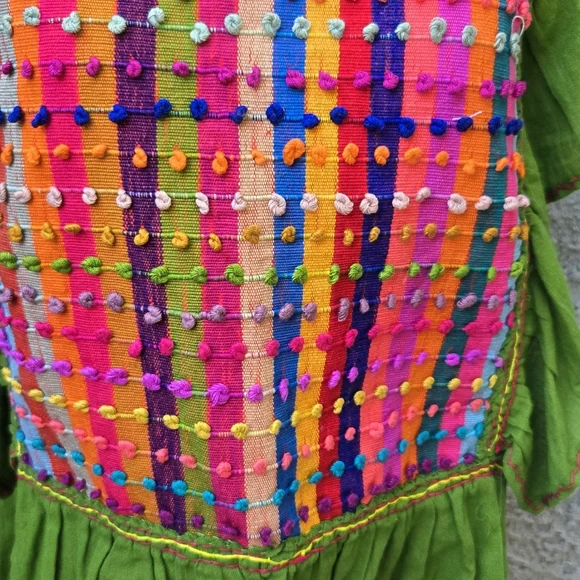 Handmade Pom Ruffle Blouse - Picture 5 of 10